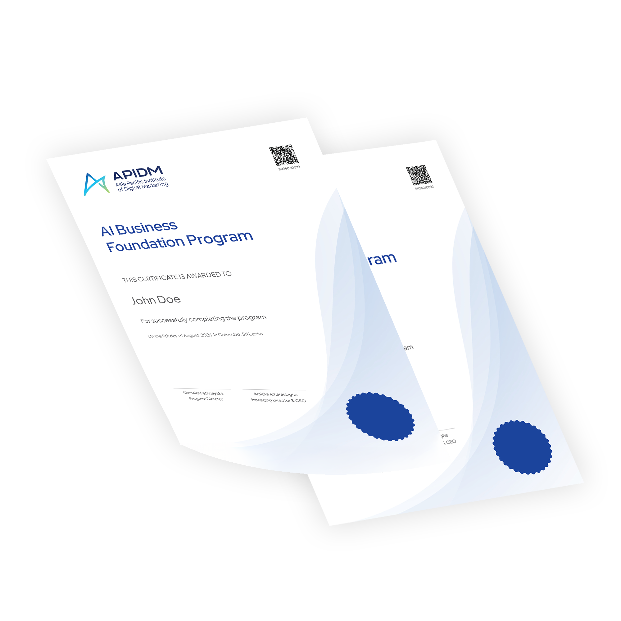 SEO Program Certificate